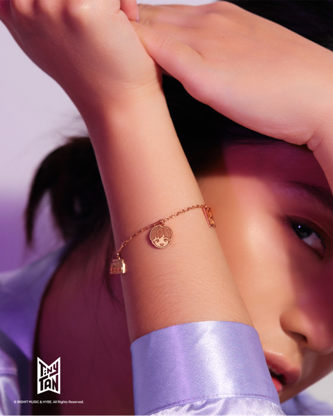 Frank & co’s TinyTAN Gold Bracelet (j-hope)