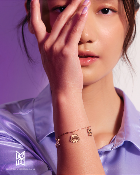 Frank & co’s TinyTAN Gold Bracelet (Jung Kook)