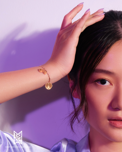 Frank & co’s TinyTAN Gold Bracelet (Jin)