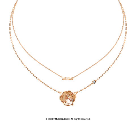 Frank & co’s TinyTAN Diamond Necklace (SUGA)