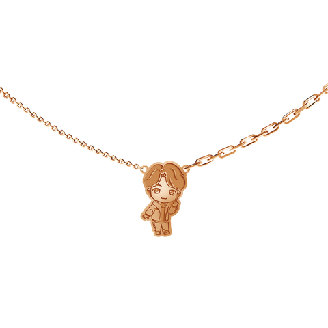 Frank & co’s TinyTAN Gold Necklace (Jimin)