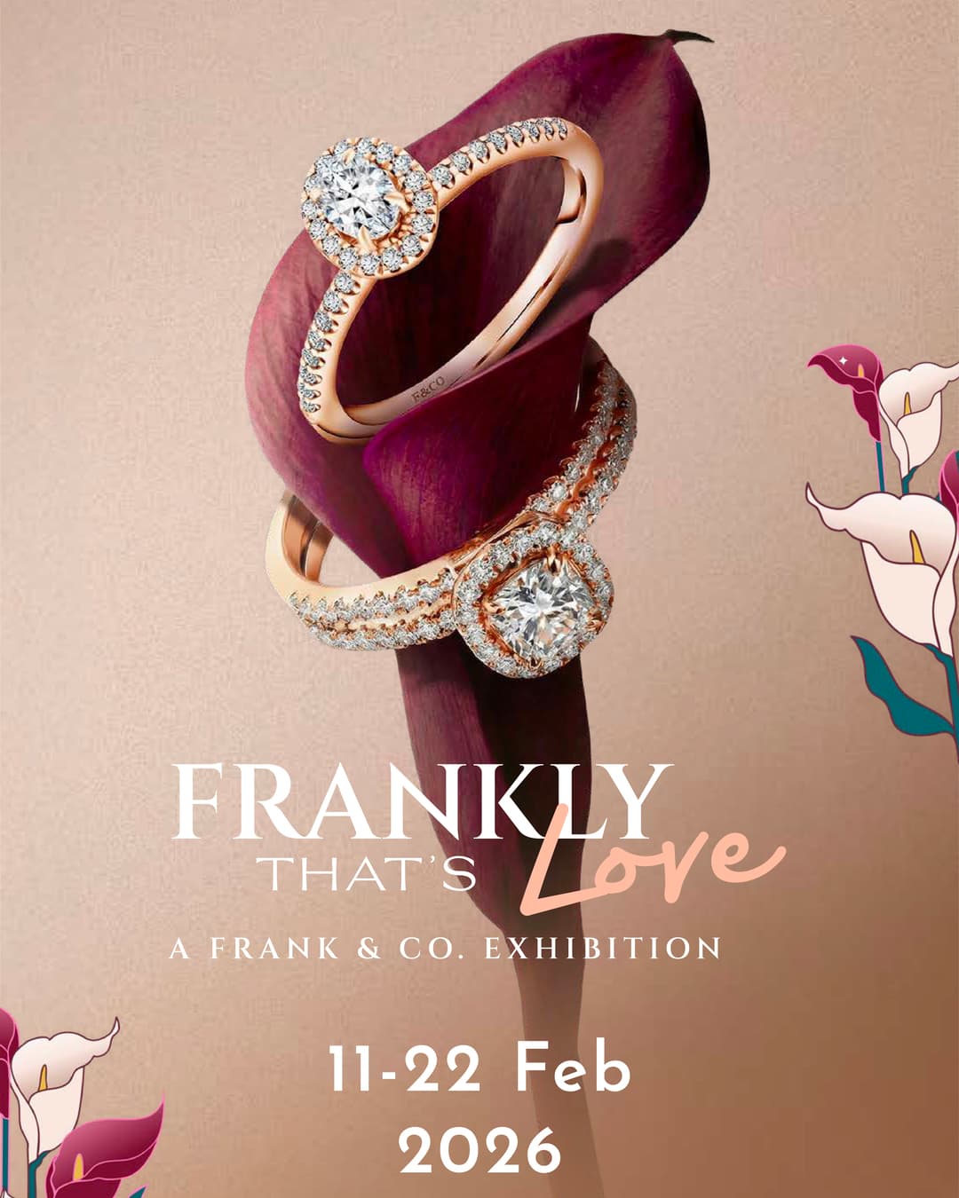 Perhiasan Berlian Eksklusif Valentine yang Ada di Exhibition Frank & co.