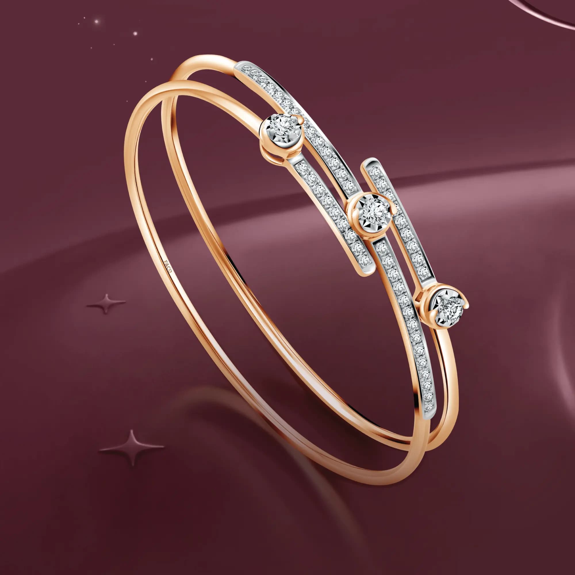 model-gelang-rose-gold-berhiaskan-berlian-terbaru