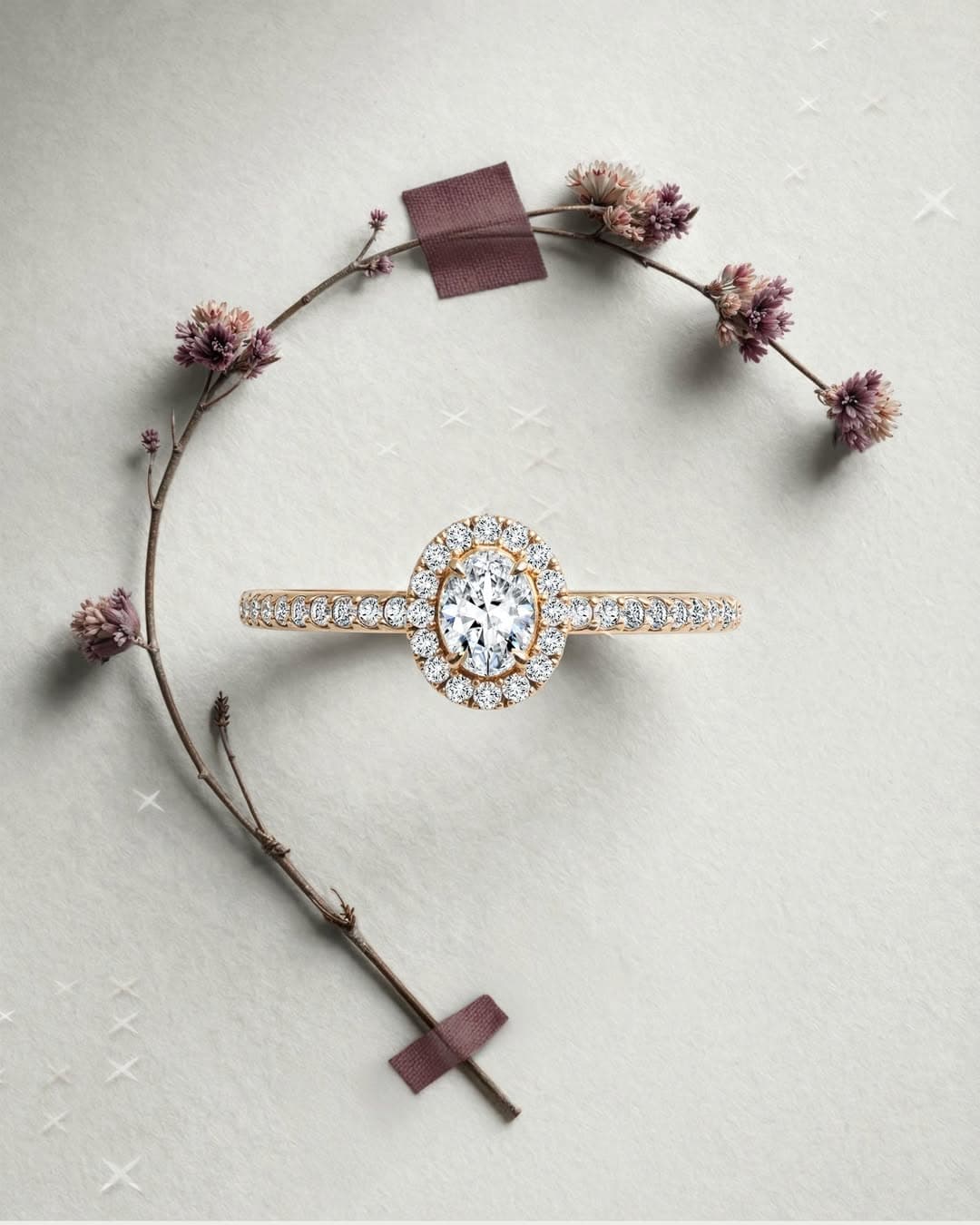 Model Cincin Tunangan Terbaru Frank & co. dengan Paduan Rose Gold & Kilau Berlian Alami