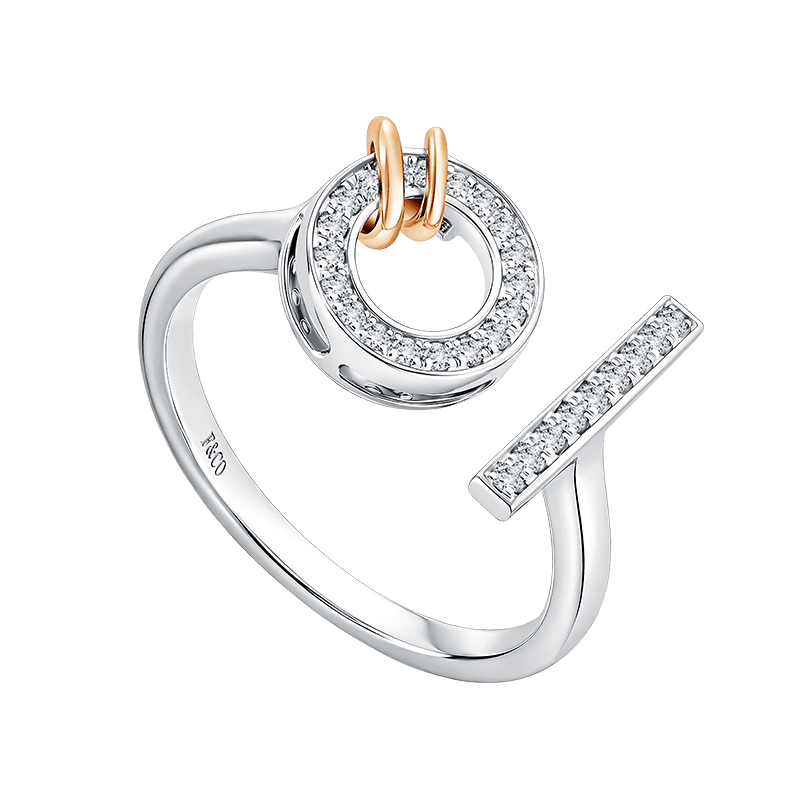 Frank & co. See The Light Fine Light Within Open Ring Ladies Ring