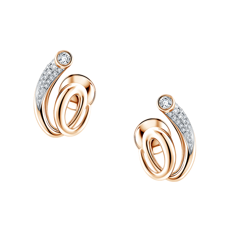 Frank & co. See The Light Bold Light Gleam Doodle Earrings