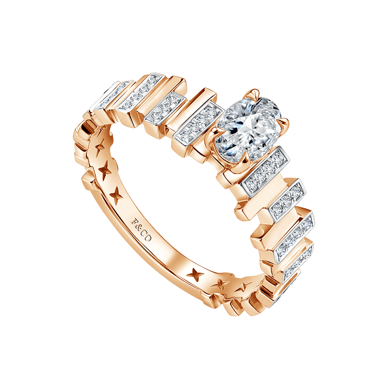 Frank & co. Love Poetry Promise Ring Amorem Natural Diamond Ladies Ring