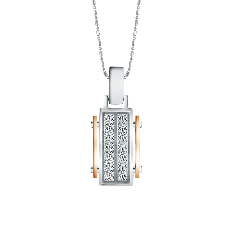 Frank & co. Two Tone Prince Pendant