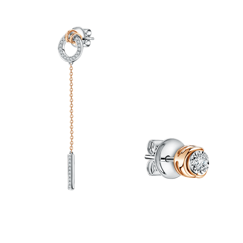 Frank & co. See The Light Fine Light Enlace Earrings