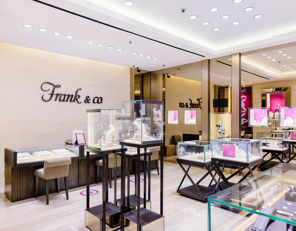 toko berlian frank & co jewellery margo city depok