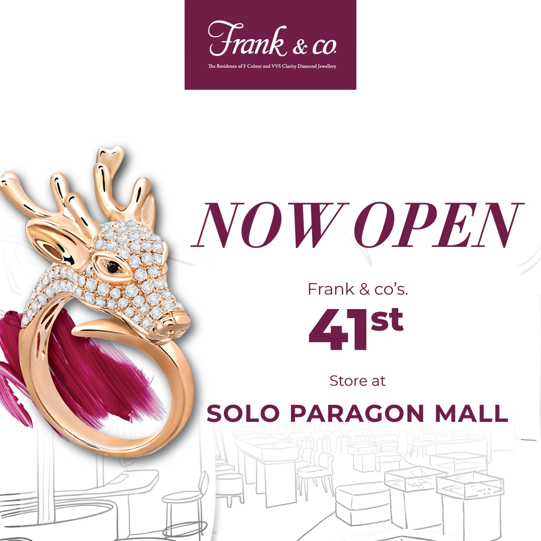 Terus Perkuat Eksistensi, Frank & co. Buka Gerai Perhiasan ke-41 di Solo Paragon Mall