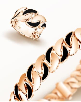 Black Enamel dalam Perhiasan Emas, Perpaduan Kontras yang Mewah