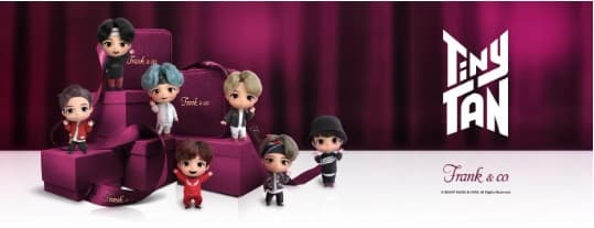 Frank & co. Meluncurkan Seri Kedua dari Frank & co.’s TinyTAN Special Collection di Frank & co.