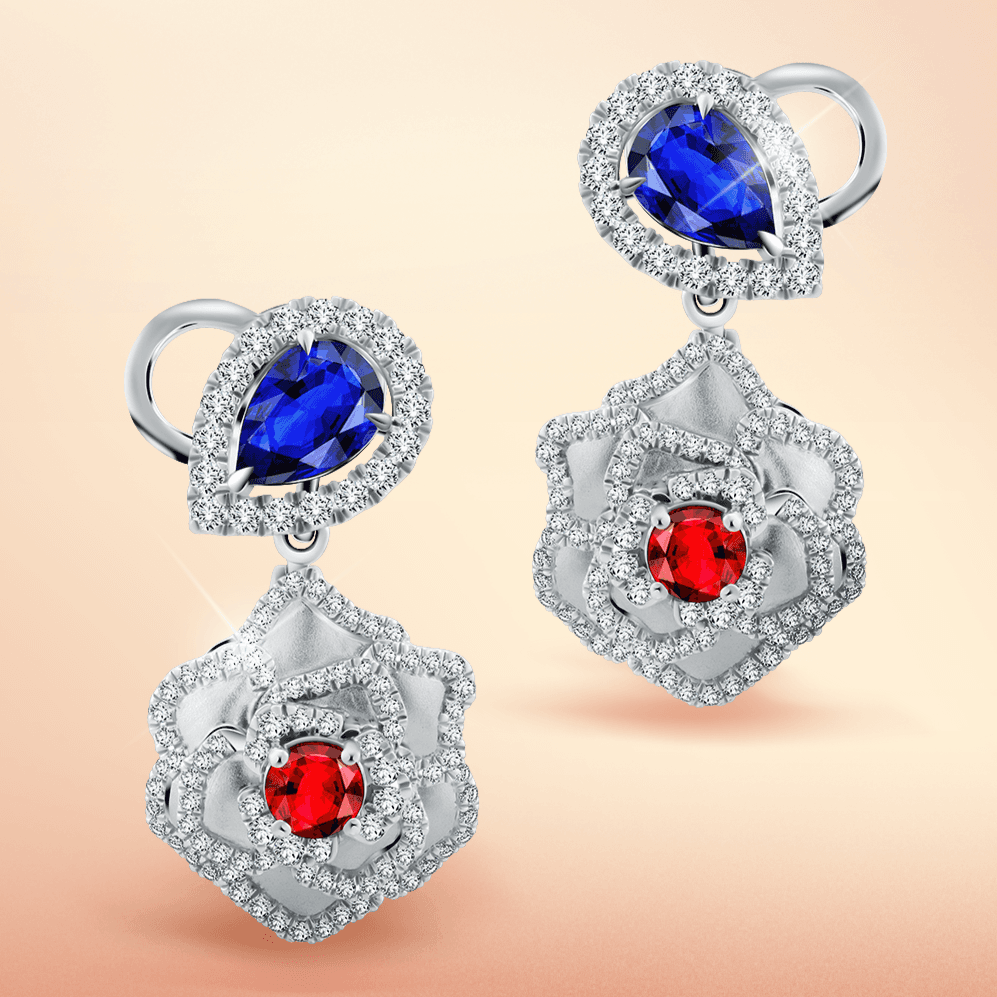 Model Anting Berlian dari Koleksi Fleur de Frank, Pilihan Sempurna untuk Tampilan Mewah dan Anggun