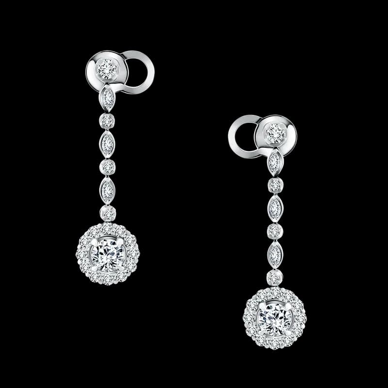 Frank & co. Carisse Hidden Deer Dangling Earrings