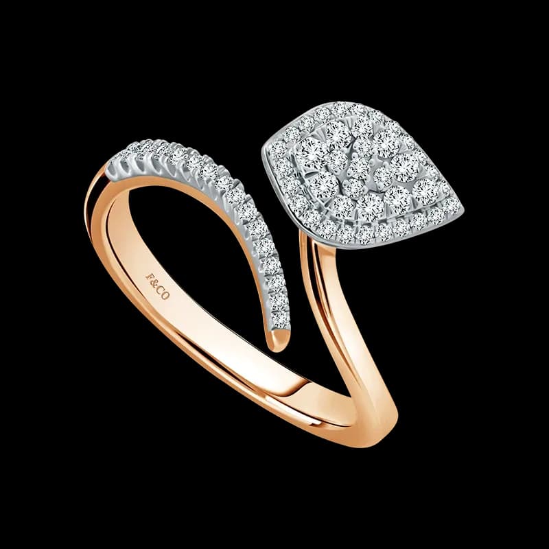 Frank & co. Dew Lights Midnight Dew Ladies Ring