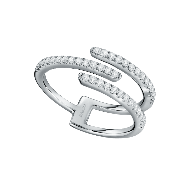 Frank & co. Flare Anniversary Glisten Ladies Ring