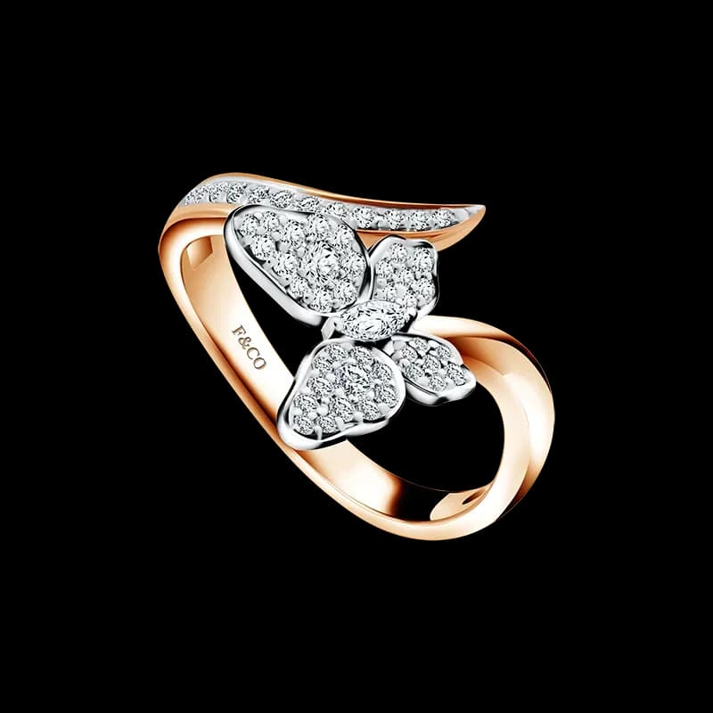 Frank & co. Flutter Celest Ladies Ring