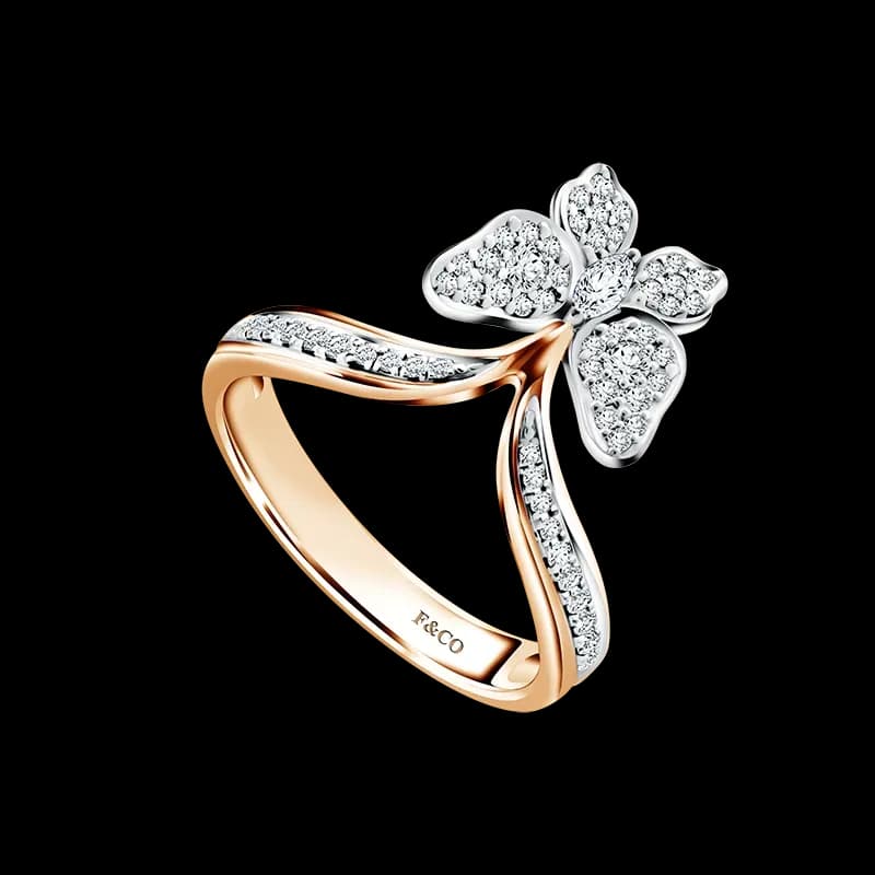 Frank & co. Flutter Floret Ladies Ring