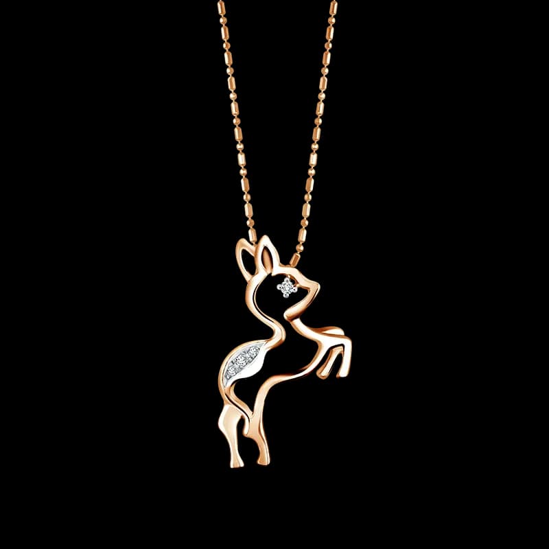 Frank & co. Frank Deer Luxe Baby Deer Pendant