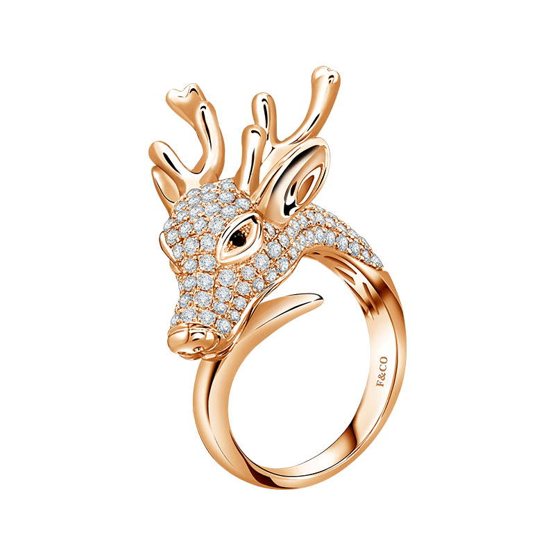 Frank & co. Frank Deer Roe Ladies Ring