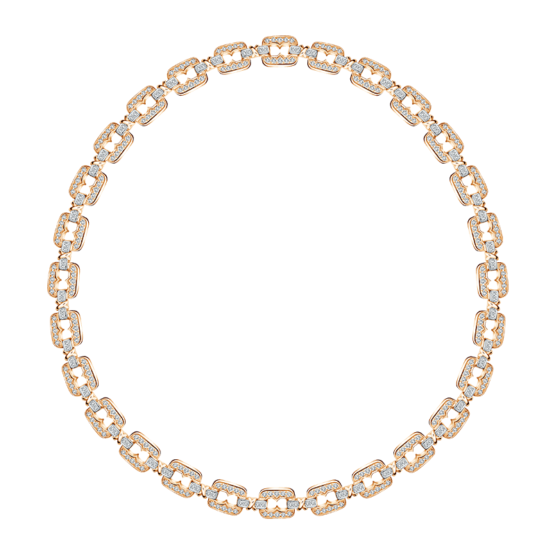 Frank & co. Frank Treasure Chain Diamond Charming Necklace