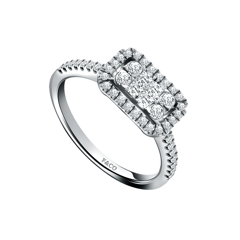 Frank & co. Princess Candy Peach Ladies Ring