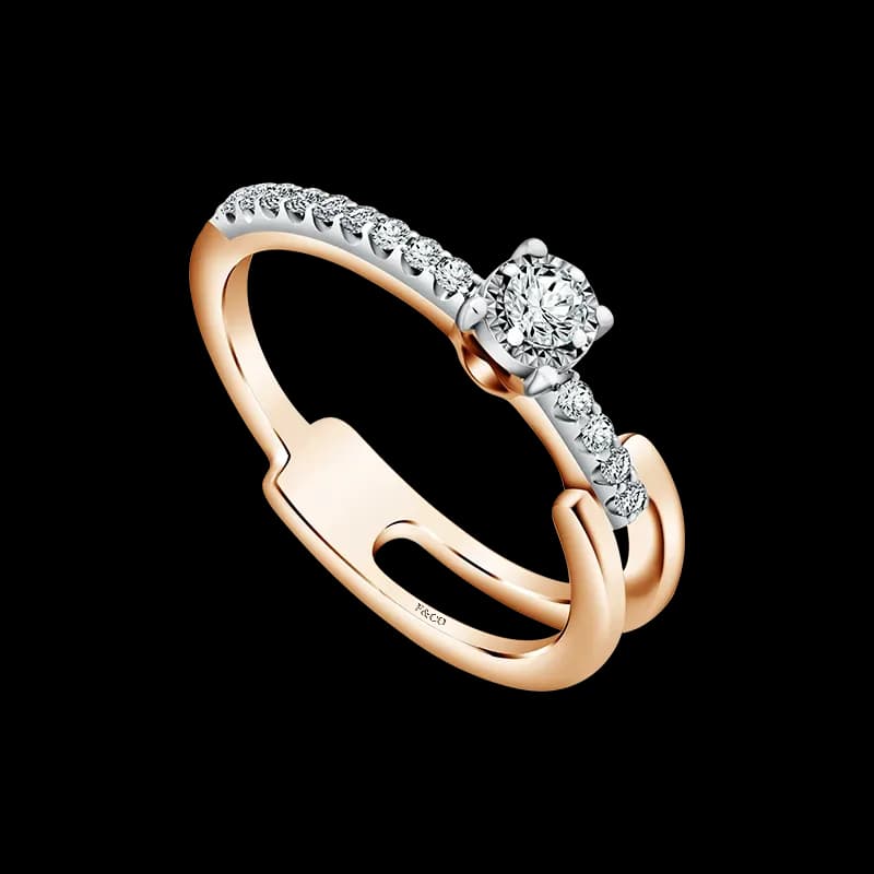 Frank & co. Shooting Stars Halve Ladies Ring