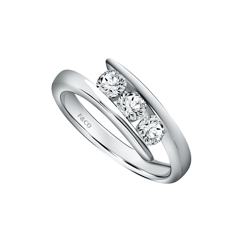 Frank & co. Timeless Anniversary Hug Me Ladies Ring