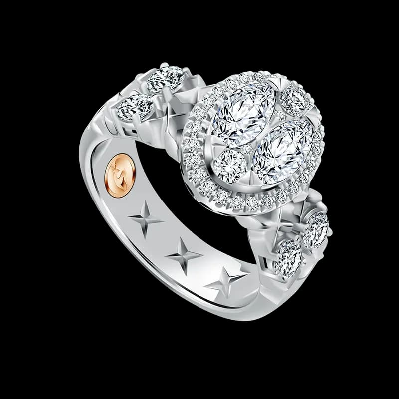 Frank & co. X Monica Ivena Love Poetry Prismata Oravell Ladies Ring