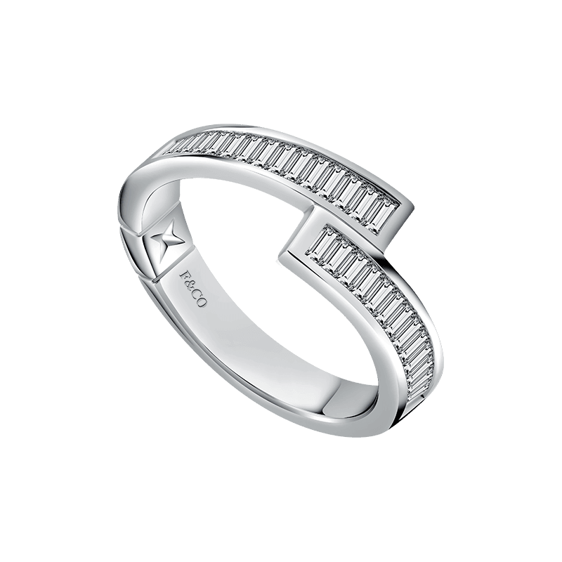 Frank & co. X Monica Ivena Love Poetry Amare Diamond Couple Ring