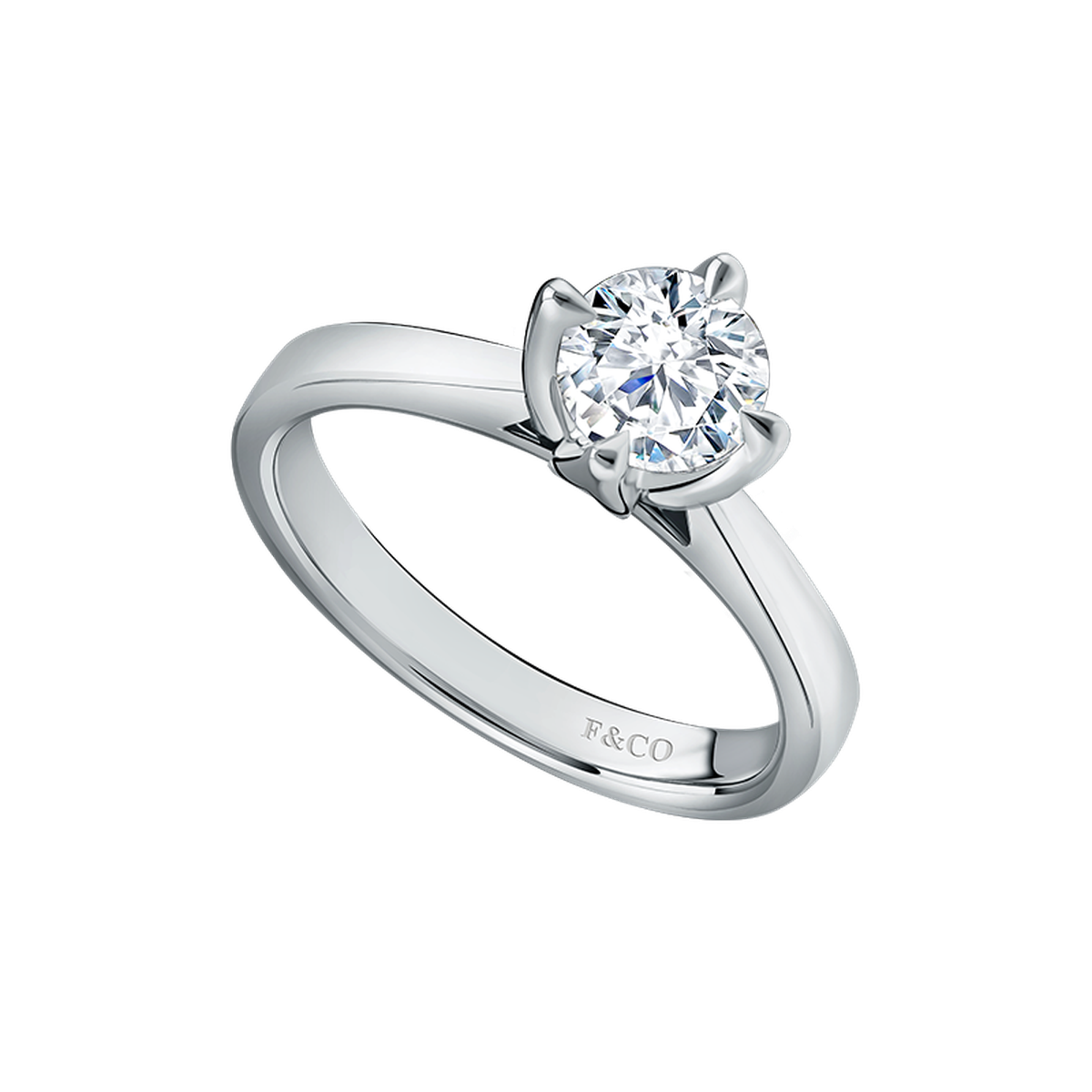 Cincin berlian solitaire seri Frank Fire ceriakan penampilan daily Anda