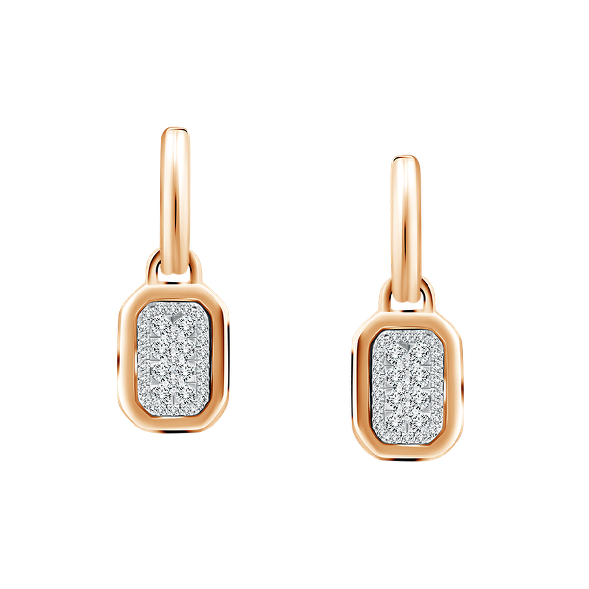 Frank & co. See The Light Bold Light Edge Earrings