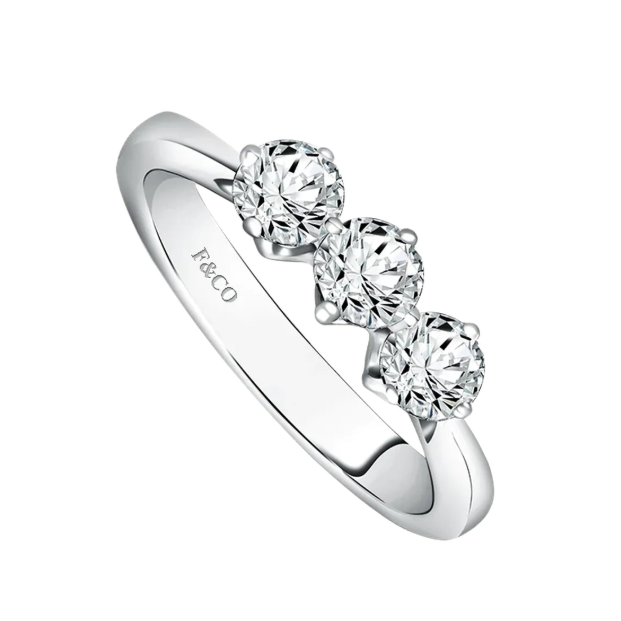 Frank & co. Timeless Anniversary Trilogy Of Love Ladies Ring