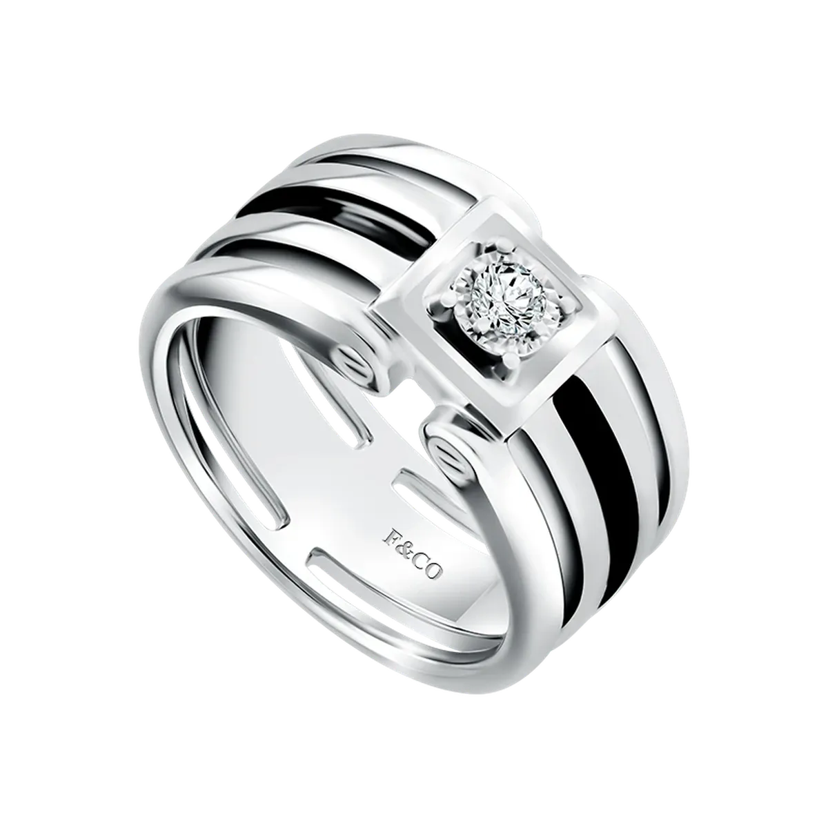 Lengkapi Penampilan Berkelas dengan Model Cincin Berlian Pria Frank & co. 