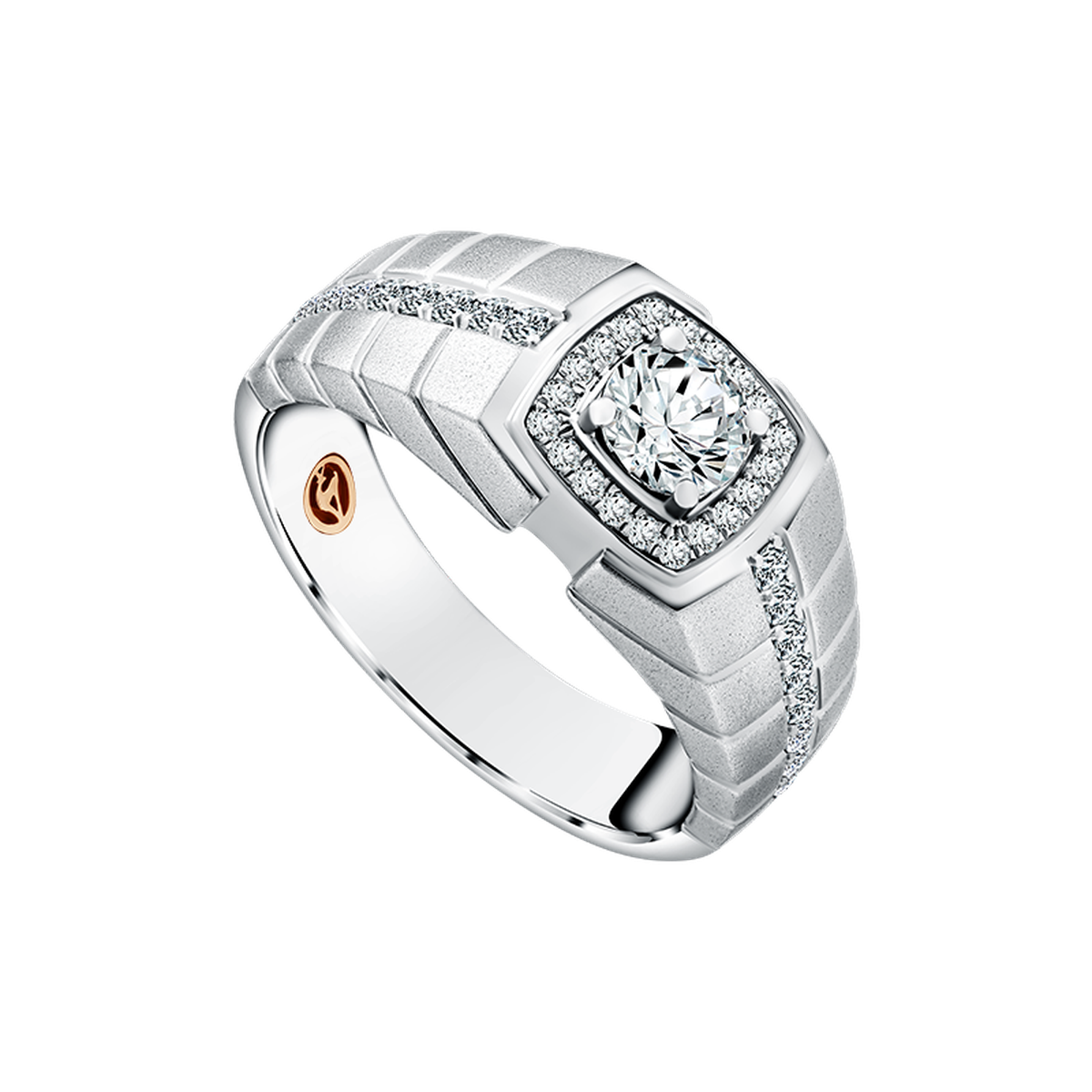 Maxime Bouttier dengan Model Cincin Berlian Pria Frank & co. 
