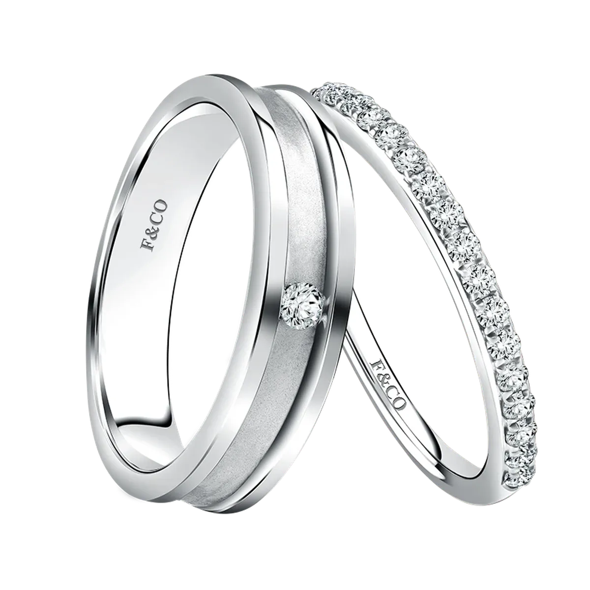 Wedding Ring Frank & co. You Complete Me Ardor untuk Tema Garden Wedding 