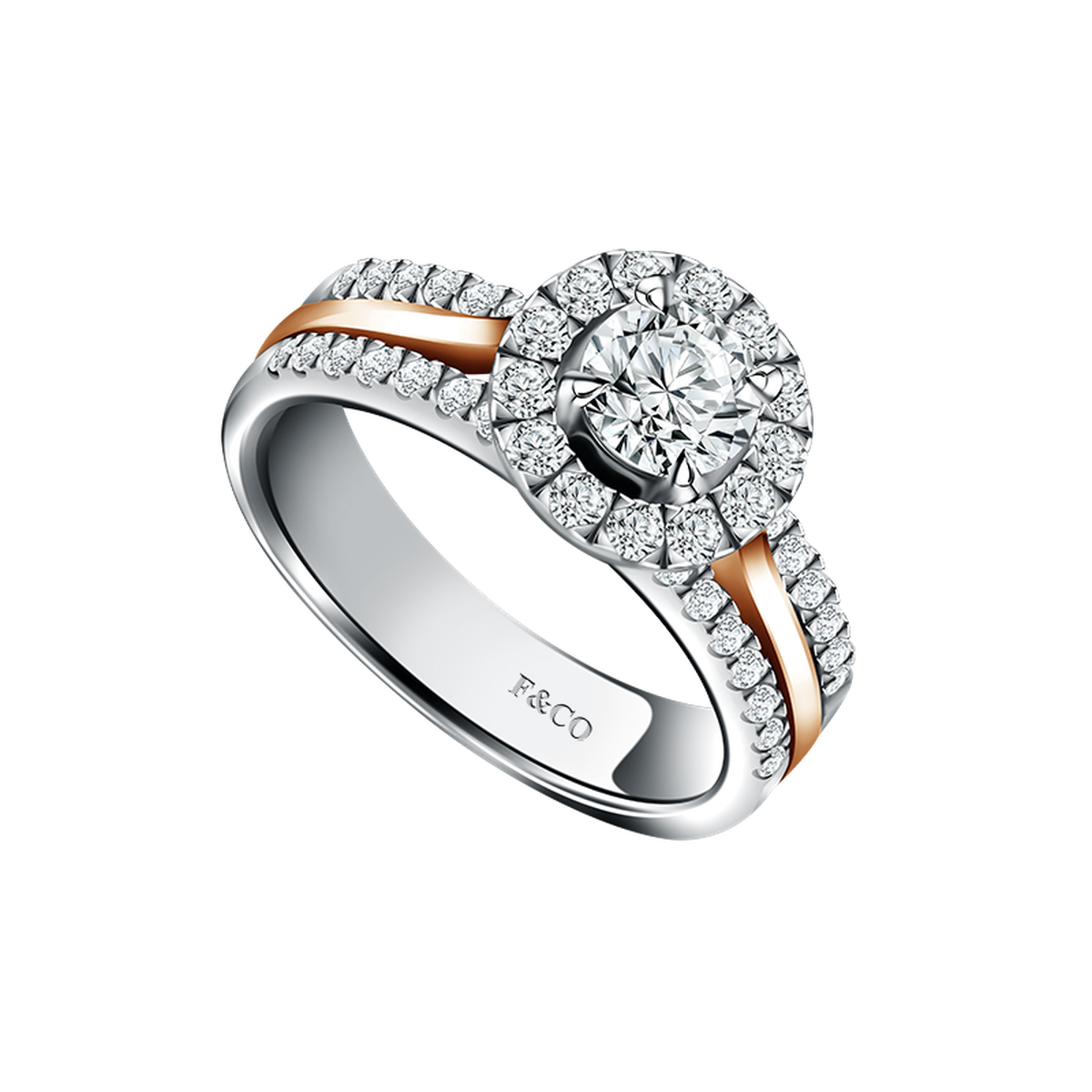 Cincin Berlian yang Glamor dari Frank & co. Frank Fire