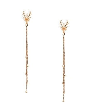 Frank Deer - Deer Chain Earrings