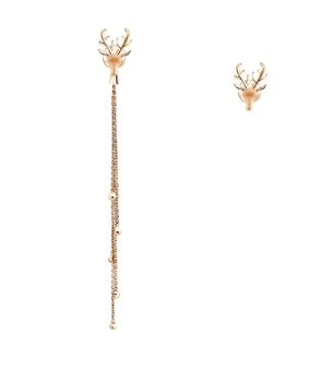 Frank Deer - Deer Chain Mismatch Earrings