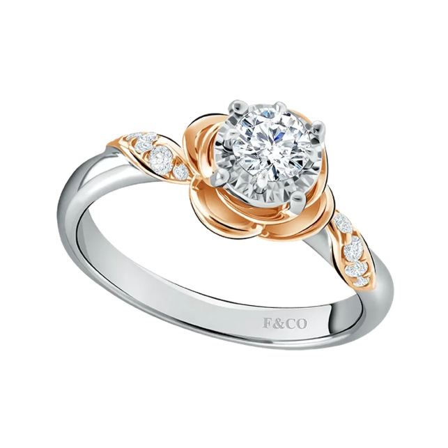 Koleksi Frank & co. Frank Fire Peony Ladies Ring sebagai inspirasi wedding jewellery