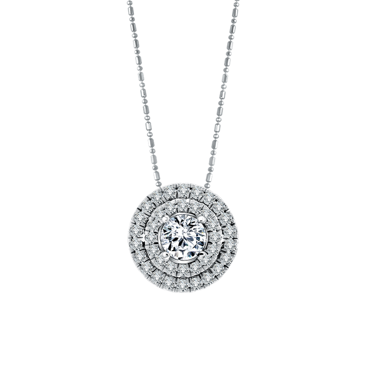 Indahnya Kilau Liontin Berlian Asli Frank & co. Frank Fire Union Pendant