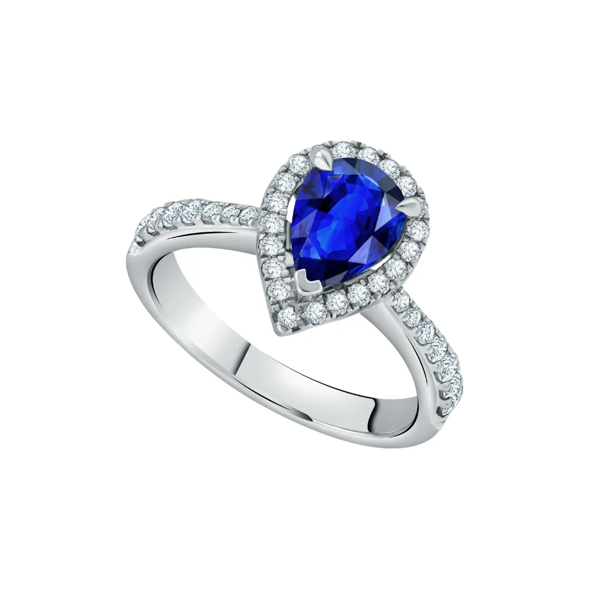 Koleksi Cincin dengan Blue Sapphire Frank & co.