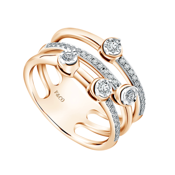 See The Light Bold Light Dawnrise Ladies Ring