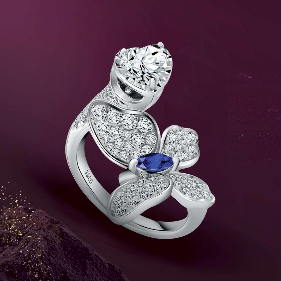 Tampil Cantik dengan Model Cincin Berlian Terbaru dari Frank & co. Fleur de Frank