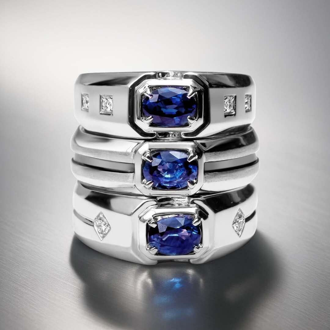 Koleksi Blue Sapphire Ring dari Frank & co.