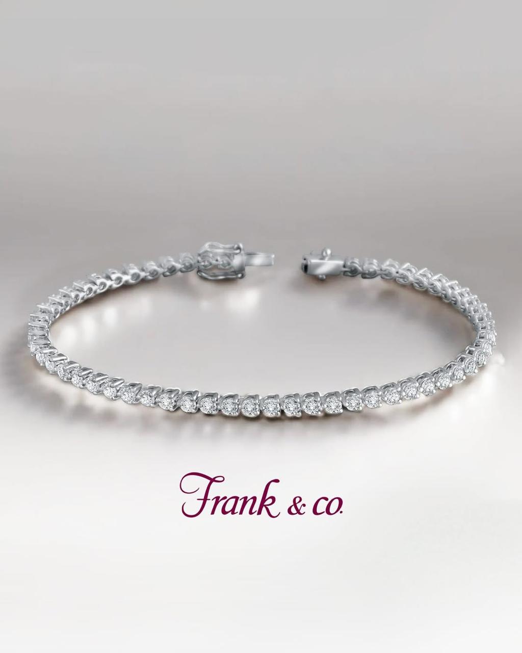 Keindahan Gelang Tennis Berlian dari Frank & co.