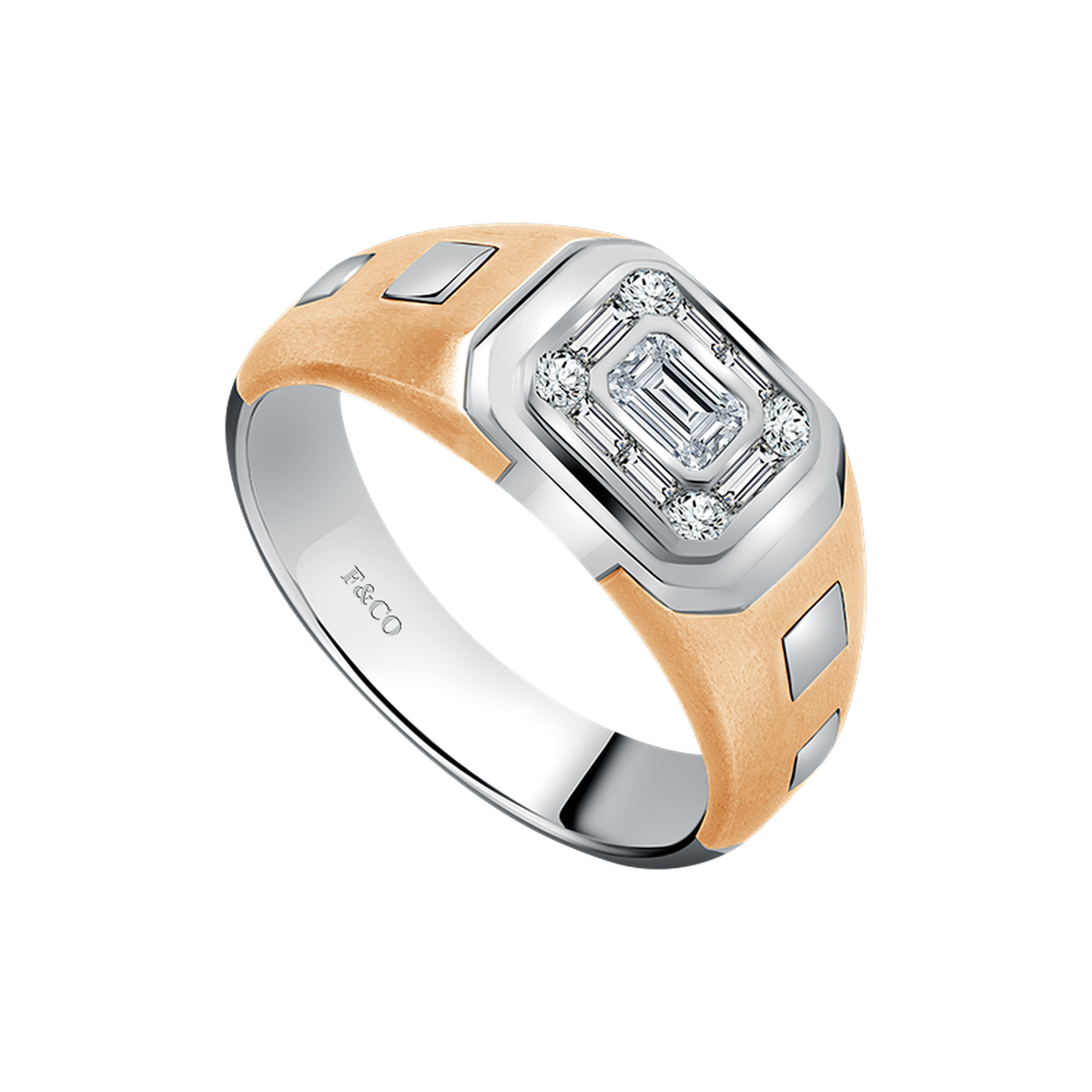 Model Cincin Berlian Pria koleksi Frank & co. Pioneer