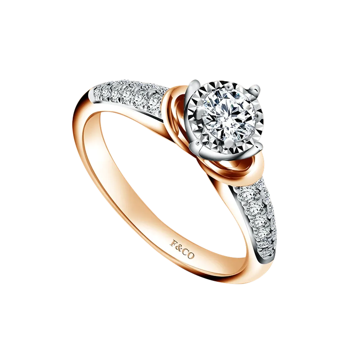 Frank & co. Frank Fire Posy Ladies Ring