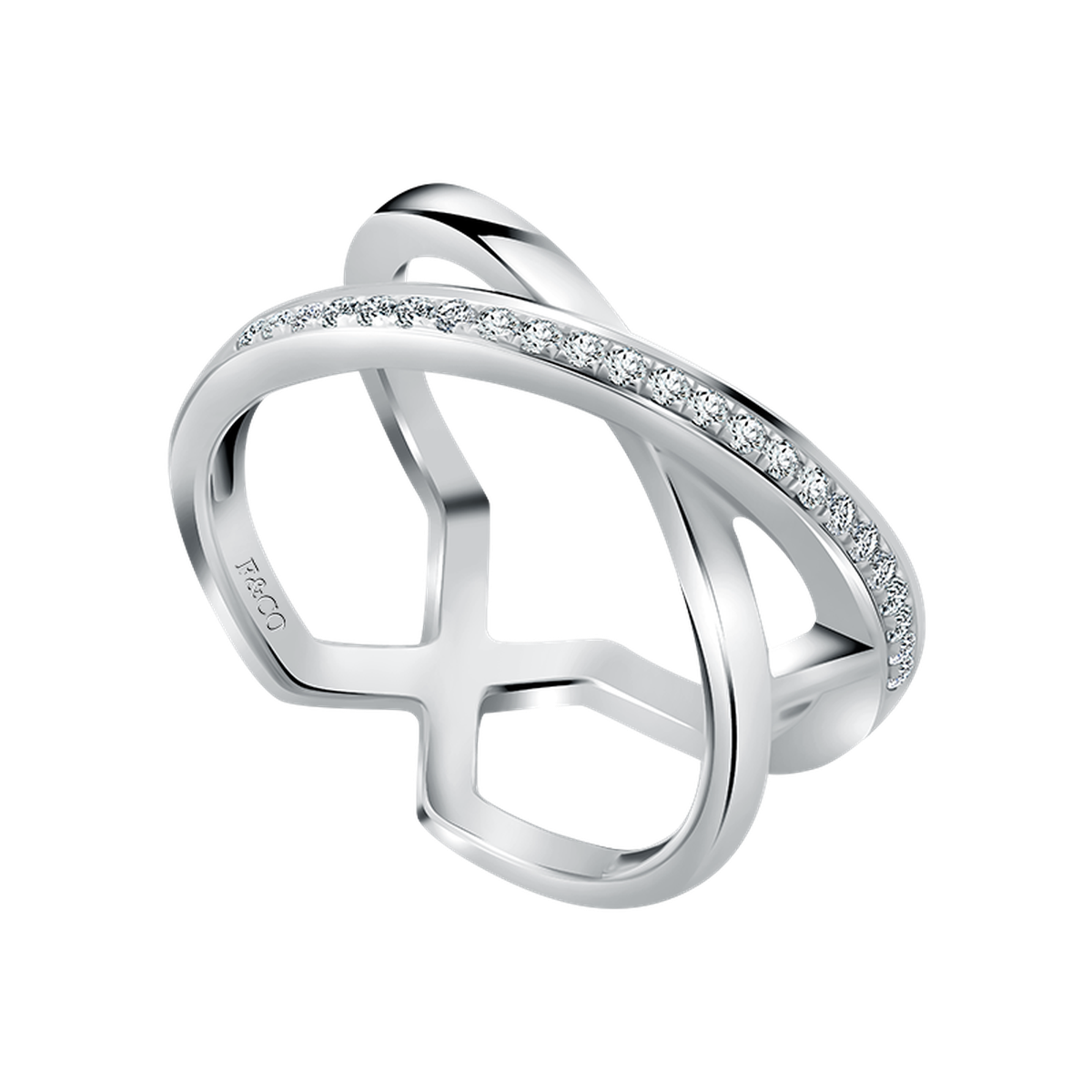 Tampil Cantik dan Elegan dengan Cincin Berlian Wanita Simple Frank & co.  